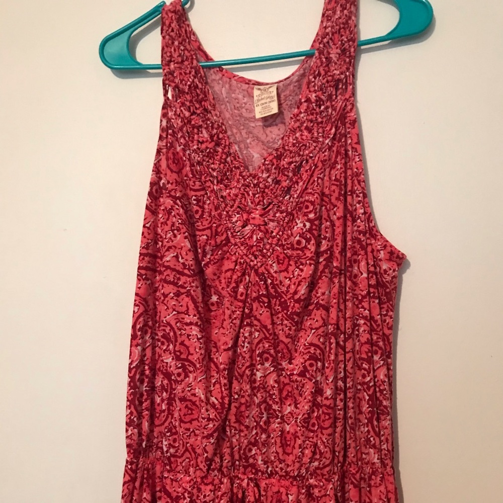 Pink maxi dress